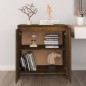 vidaXL Aparador madera contrachapada color roble ahumado 70x41x75 cm vidaXL Aparador madera contrachapada color roble ahumado 70x41x75 cm