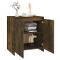 vidaXL Aparador madera contrachapada color roble ahumado 70x41x75 cm vidaXL Aparador madera contrachapada color roble ahumado 70x41x75 cm
