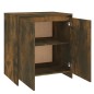 vidaXL Aparador madera contrachapada color roble ahumado 70x41x75 cm vidaXL Aparador madera contrachapada color roble ahumado 70x41x75 cm