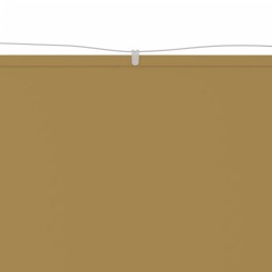 vidaXL Toldo vertical beige 100x600 cm tela oxford