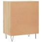 vidaXL Aparador madera de ingeniería roble Sonoma 57x35x70 cm vidaXL Aparador madera de ingeniería roble Sonoma 57x35x70 cm