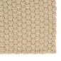 vidaXL Alfombra rectangular algodón natural 200x300 cm vidaXL Alfombra rectangular algodón natural 200x300 cm