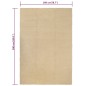 vidaXL Alfombra rectangular algodón natural 200x300 cm vidaXL Alfombra rectangular algodón natural 200x300 cm