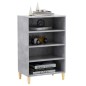 vidaXL Aparador de madera contrachapada gris hormigón 57x35x90 cm vidaXL Aparador de madera contrachapada gris hormigón 57x35x90 cm