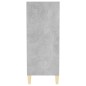vidaXL Aparador de madera contrachapada gris hormigón 57x35x90 cm vidaXL Aparador de madera contrachapada gris hormigón 57x35x90 cm