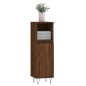 vidaXL Armario de baño madera contrachapada marrón roble 30x30x100 cm vidaXL Armario de baño madera contrachapada marrón roble 30x30x100 cm
