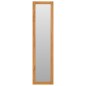 vidaXL Espejo de pared con estantes madera de teca maciza 30x30x120 cm