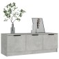 vidaXL Mueble de TV madera contrachapada gris hormigón 102x35x36,5 cm vidaXL Mueble de TV madera contrachapada gris hormigón 102x35x36,5 cm
