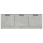 vidaXL Mueble de TV madera contrachapada gris hormigón 102x35x36,5 cm vidaXL Mueble de TV madera contrachapada gris hormigón 102x35x36,5 cm