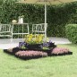 vidaXL Jardinera madera maciza de pino negro 112x112x27 cm vidaXL Jardinera madera maciza de pino negro 112x112x27 cm