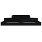 vidaXL Jardinera madera maciza de pino negro 112x112x27 cm vidaXL Jardinera madera maciza de pino negro 112x112x27 cm