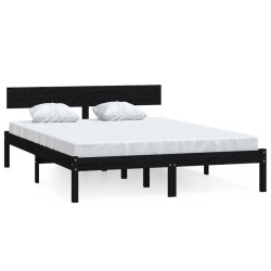 vidaXL Estructura de cama madera maciza de pino 120x200 cm