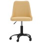 vidaXL Sillas de comedor giratorias 2 unidades tela amarillo vidaXL Sillas de comedor giratorias 2 unidades tela amarillo