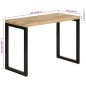 vidaXL Mesa de comedor madera maciza de mango 110x50x76 cm vidaXL Mesa de comedor madera maciza de mango 110x50x76 cm