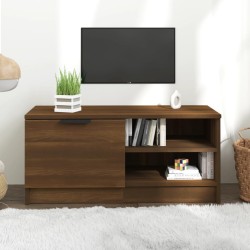 vidaXL Mueble para TV madera contrachapada marrón roble 80x35x36,5 cm
