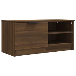 vidaXL Mueble para TV madera contrachapada marrón roble 80x35x36,5 cm