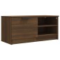 vidaXL Mueble para TV madera contrachapada marrón roble 80x35x36,5 cm