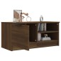 vidaXL Mueble para TV madera contrachapada marrón roble 80x35x36,5 cm