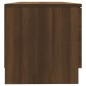 vidaXL Mueble para TV madera contrachapada marrón roble 80x35x36,5 cm