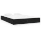 vidaXL Estructura de cama madera maciza negro 150x200 cm vidaXL Estructura de cama madera maciza negro 150x200 cm