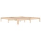 vidaXL Estructura de cama madera maciza de pino 200x200 cm