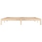 vidaXL Estructura de cama madera maciza de pino 200x200 cm