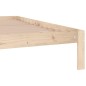 vidaXL Estructura de cama madera maciza de pino 200x200 cm