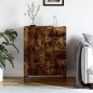 vidaXL Aparador de madera de ingeniería roble ahumado 69,5x34x90 cm