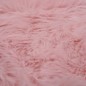 vidaXL Alfombra de piel de oveja sintética rosa 60x90 cm
