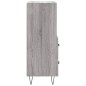 vidaXL Aparador madera de ingeniería gris Sonoma 34,5x34x90 cm vidaXL Aparador madera de ingeniería gris Sonoma 34,5x34x90 cm
