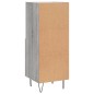vidaXL Aparador madera de ingeniería gris Sonoma 34,5x34x90 cm vidaXL Aparador madera de ingeniería gris Sonoma 34,5x34x90 cm
