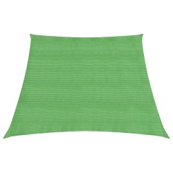vidaXL Toldo de vela HDPE verde claro 160 g/m² 4/5x3 m
