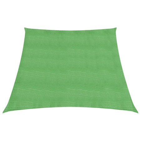 vidaXL Toldo de vela HDPE verde claro 160 g/m² 4/5x3 m
