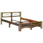 vidaXL Estructura de cama de madera maciza reciclada 140x200 cm vidaXL Estructura de cama de madera maciza reciclada 140x200 cm