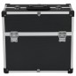 vidaXL Caja de herramientas aluminio negro 38x22,5x34 cm vidaXL Caja de herramientas aluminio negro 38x22,5x34 cm