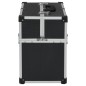 vidaXL Caja de herramientas aluminio negro 38x22,5x34 cm vidaXL Caja de herramientas aluminio negro 38x22,5x34 cm