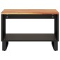 vidaXL Mesa de centro de madera maciza de acacia 60x50x40 cm