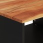 vidaXL Mesa de centro de madera maciza de acacia 60x50x40 cm