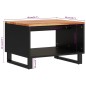 vidaXL Mesa de centro de madera maciza de acacia 60x50x40 cm