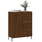 vidaXL Aparador de madera de ingeniería marrón roble 69,5x34x90 cm vidaXL Aparador de madera de ingeniería marrón roble 69,5x34x90 cm