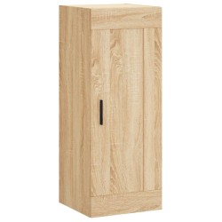 vidaXL Armario de pared madera ingeniería roble Sonoma 34,5x34x90 cm
