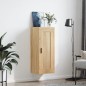vidaXL Armario de pared madera ingeniería roble Sonoma 34,5x34x90 cm vidaXL Armario de pared madera ingeniería roble Sonoma 34,5x34x90 cm