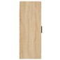 vidaXL Armario de pared madera ingeniería roble Sonoma 34,5x34x90 cm vidaXL Armario de pared madera ingeniería roble Sonoma 34,5x34x90 cm