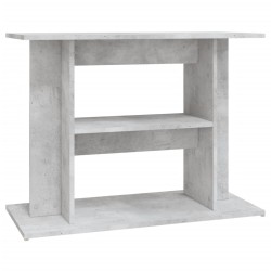 vidaXL Soporte para acuario madera ingeniería gris hormigón 80x35x60cm