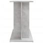 vidaXL Soporte para acuario madera ingeniería gris hormigón 80x35x60cm vidaXL Soporte para acuario madera ingeniería gris hormigón 80x35x60cm