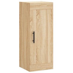 vidaXL Armario de pared madera ingeniería roble Sonoma 34,5x34x90 cm