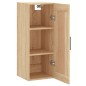vidaXL Armario de pared madera ingeniería roble Sonoma 34,5x34x90 cm vidaXL Armario de pared madera ingeniería roble Sonoma 34,5x34x90 cm