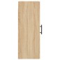 vidaXL Armario de pared madera ingeniería roble Sonoma 34,5x34x90 cm vidaXL Armario de pared madera ingeniería roble Sonoma 34,5x34x90 cm