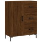 vidaXL Aparador de madera de ingeniería marrón roble 69,5x34x90 cm