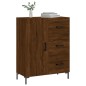 vidaXL Aparador de madera de ingeniería marrón roble 69,5x34x90 cm